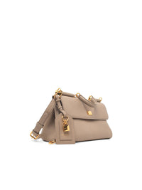 DOLCE & GABBANA Dolce & Gabbana 'My Sicily' Medium Bag In Beige Leather Women