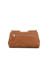 DOLCE & GABBANA Dolce & Gabbana Medium 'My Sicily' Brown Suede Bag Women