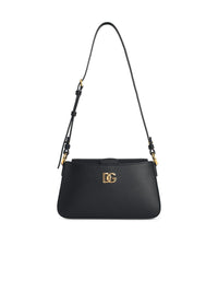 Dolce & Gabbana Black Calf Leather Phone Bag Women