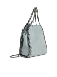 STELLA McCARTNEY Stella Mccartney 'Falabella' Mini Bag In Light Blue 'Shaggy Deer' Women
