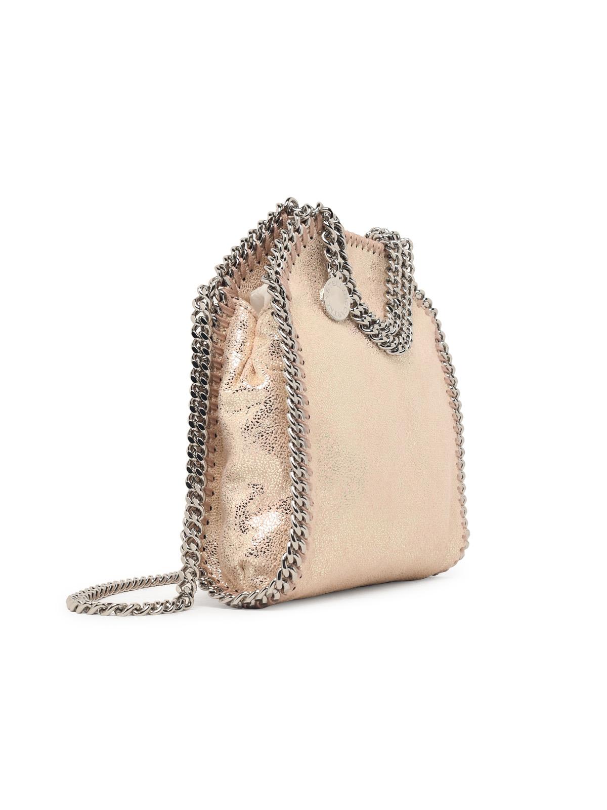 STELLA McCARTNEY Stella Mccartney 'Tiny Falabella' Pink 'Shaggy Deer' Bag Women
