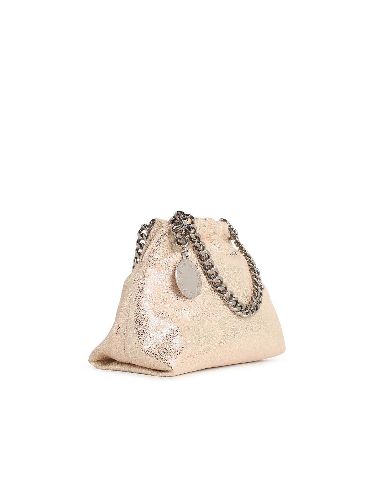 STELLA McCARTNEY Stella Mccartney 'Falabella' Mini Bag With Pink 'Shaggy Deer' Drawstring Women