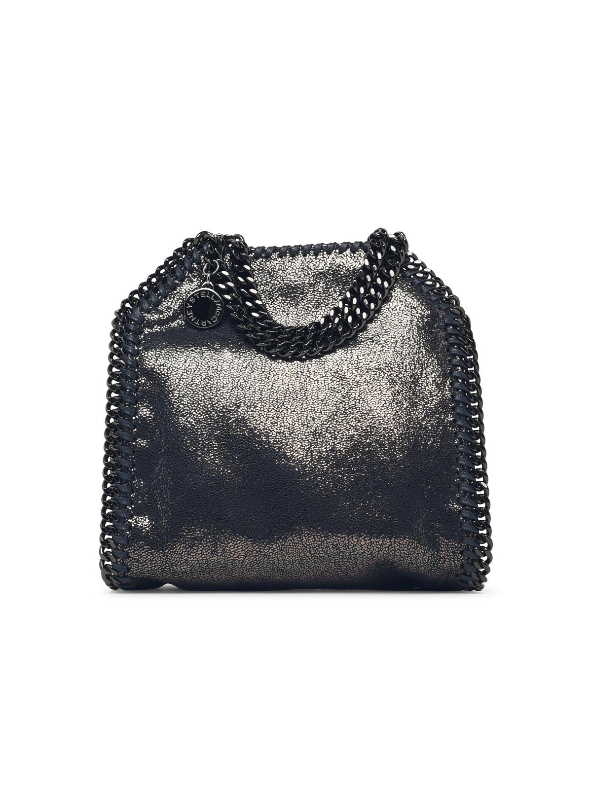 STELLA McCARTNEY Stella Mccartney 'Tiny Falabella' Bag In 'Shaggy Deer' Navy Women