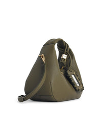 GANNI Ganni Green Eco Leather Mini Hobo Bag Women