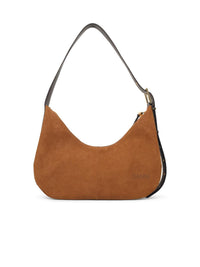 GANNI Ganni 'Hobo Belt' Brown Suede Bag Women