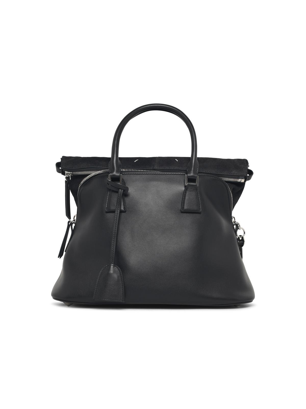 MAISON MARGIELA Maison Margiela '5Ac Soft' Medium Bag In Dark Grey Leather Women