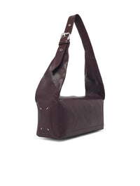 MAISON MARGIELA Maison Margiela Medium 'Box Eas West' Burgundy Leather Bag Women