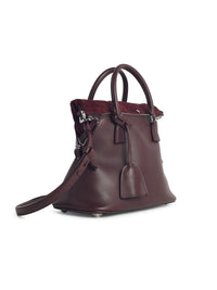 Maison Margiela Burgundy Leather 5Ac Soft' Mini Bag Women