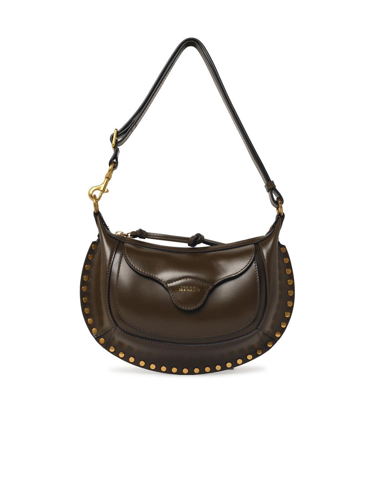 ISABEL MARANT Isabel Marant 'Moon Pocket' Olive Leather Bag Women