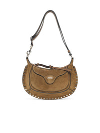 Isabel Marant 'Oskan Moon' Beige Suede Bag Women
