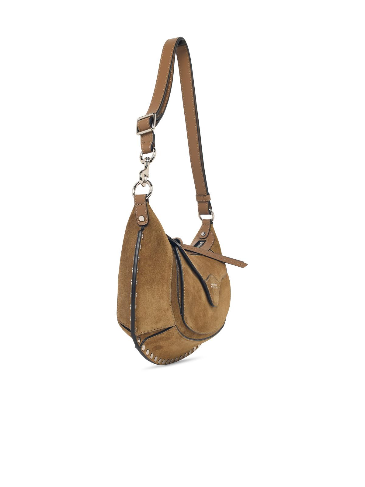 Isabel Marant 'Oskan Moon' Beige Suede Bag Women