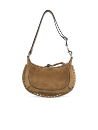 Isabel Marant 'Oskan Moon' Beige Suede Bag Women