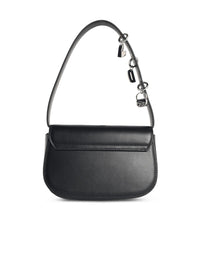 DIESEL Diesel '1Dr' Black Leather Shoulder Bag Women