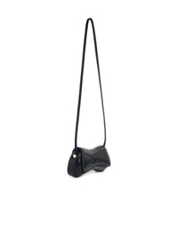 DIESEL Diesel 'Play Xs' Crossbody Bag In Glossy Black Polyurethane Women