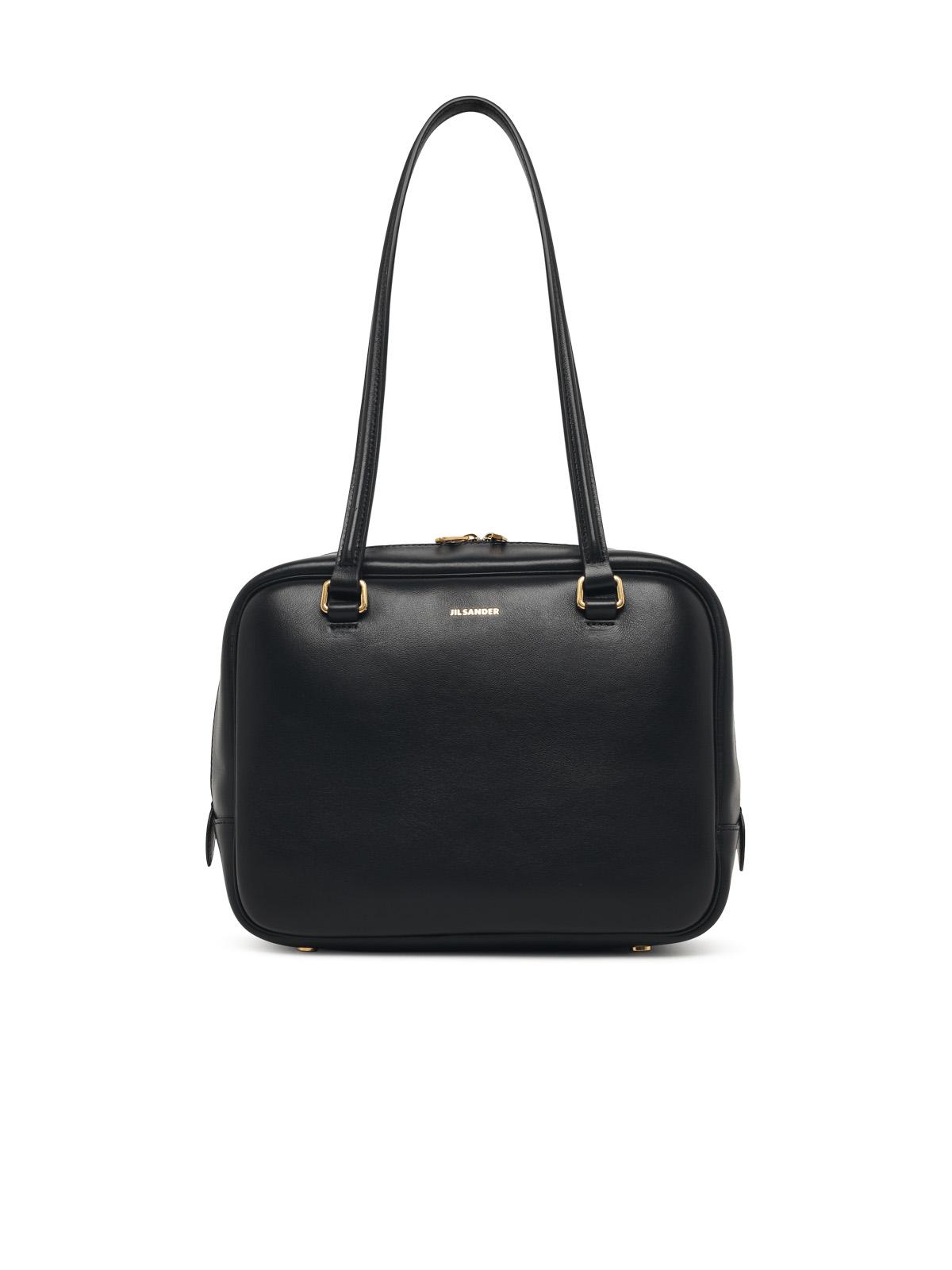 JIL SANDER Jil Sander Medium 'Vision' Black Leather Bag Women