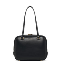 JIL SANDER Jil Sander Medium 'Vision' Black Leather Bag Women