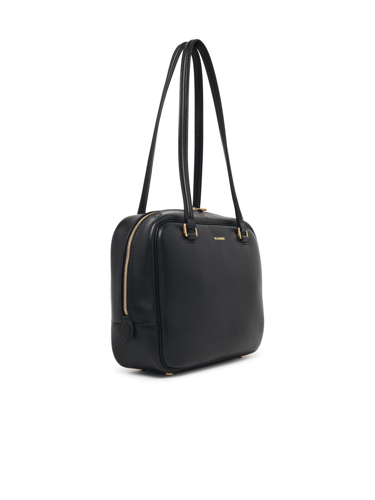 JIL SANDER Jil Sander Medium 'Vision' Black Leather Bag Women