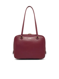 JIL SANDER Jil Sander Medium 'Vision' Burgundy Leather Bag Women