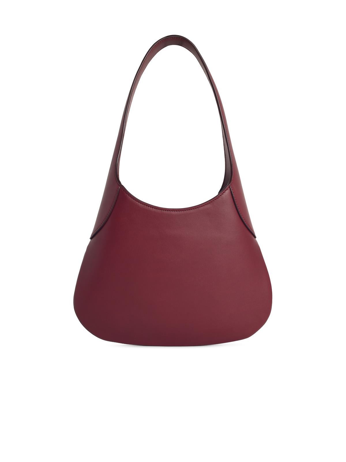 KHAITE Khaite 'Joan' 'Oxblood' Small Burgundy Leather Bag Women