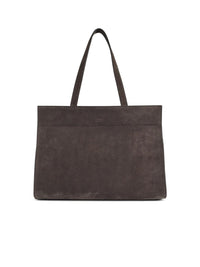 KHAITE Khaite 'Crosby' Suede Cocoa Bag Women