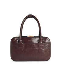 MARNI Marni 'Boxyne' 'Sudan' Small Brown Leather Bag Women