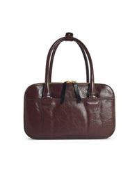MARNI Marni 'Boxyne' 'Sudan' Small Brown Leather Bag Women