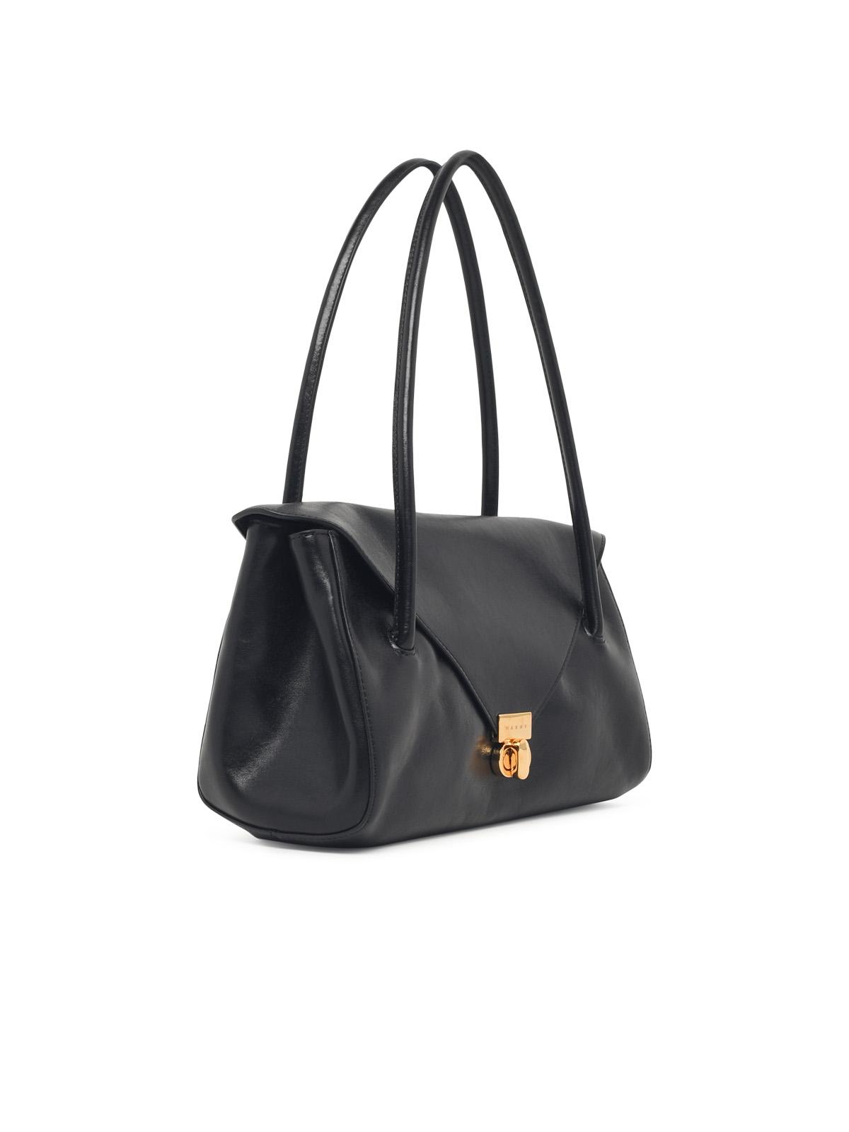 Marni 'East West' Black Leather Bag Women