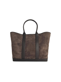 TOM FORD Tom Ford Large 'Tote' Brown Suede Bag Men