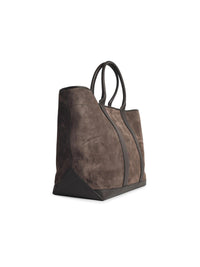 TOM FORD Tom Ford Large 'Tote' Brown Suede Bag Men