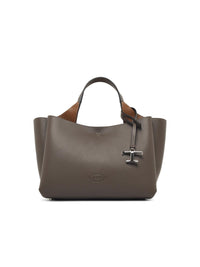 Tod's Dove Grey Leather Mini Bag Women