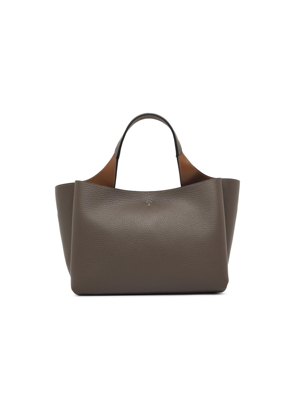 Tod's Dove Grey Leather Mini Bag Women