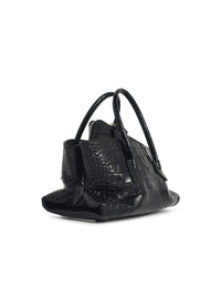 The Attico 'La Passeggiata' Mini Bag In Black Leather Women