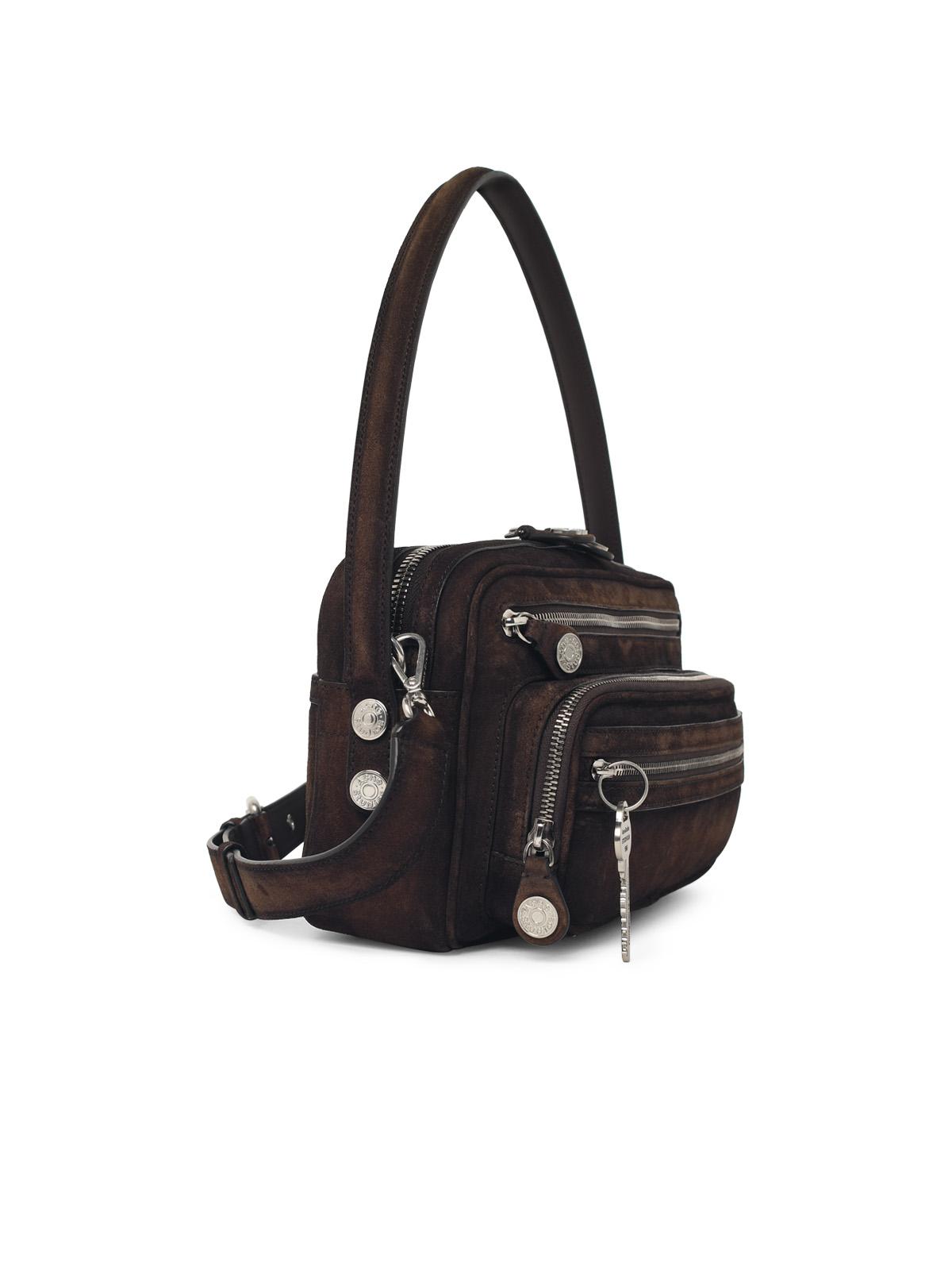 Acne Studios 'Camero Party' Brown Suede Bag Women