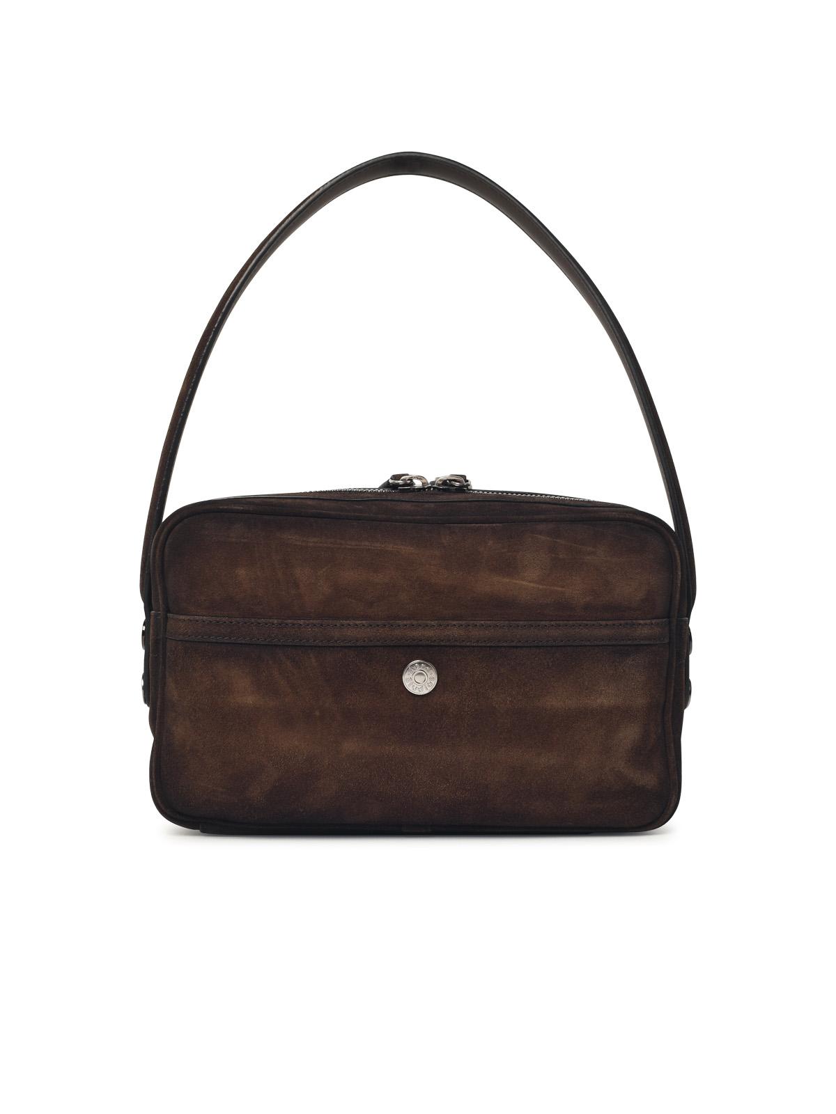 Acne Studios 'Camero Party' Brown Suede Bag Women