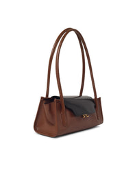 Marni 'Trunkette' Brown And Black Leather Bag Women