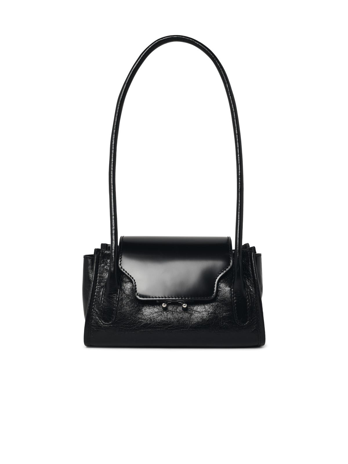 Marni Small 'Trunkette' Black Leather Bag Women