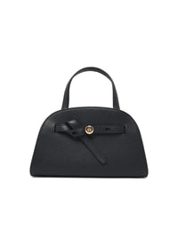 TORY BURCH Tory Burch 'Romy' Small Black Leather Top Case Women