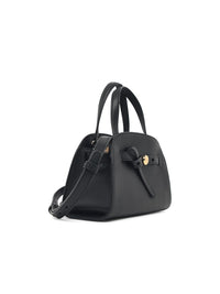 TORY BURCH Tory Burch 'Romy' Small Black Leather Top Case Women