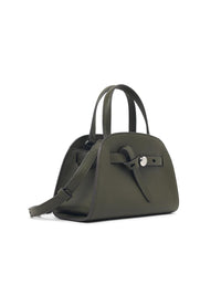 Tory Burch 'Romy' Small Top Case In Green Leather Women
