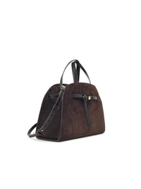 TORY BURCH Tory Burch 'Romy' Brown Suede Top Case Women