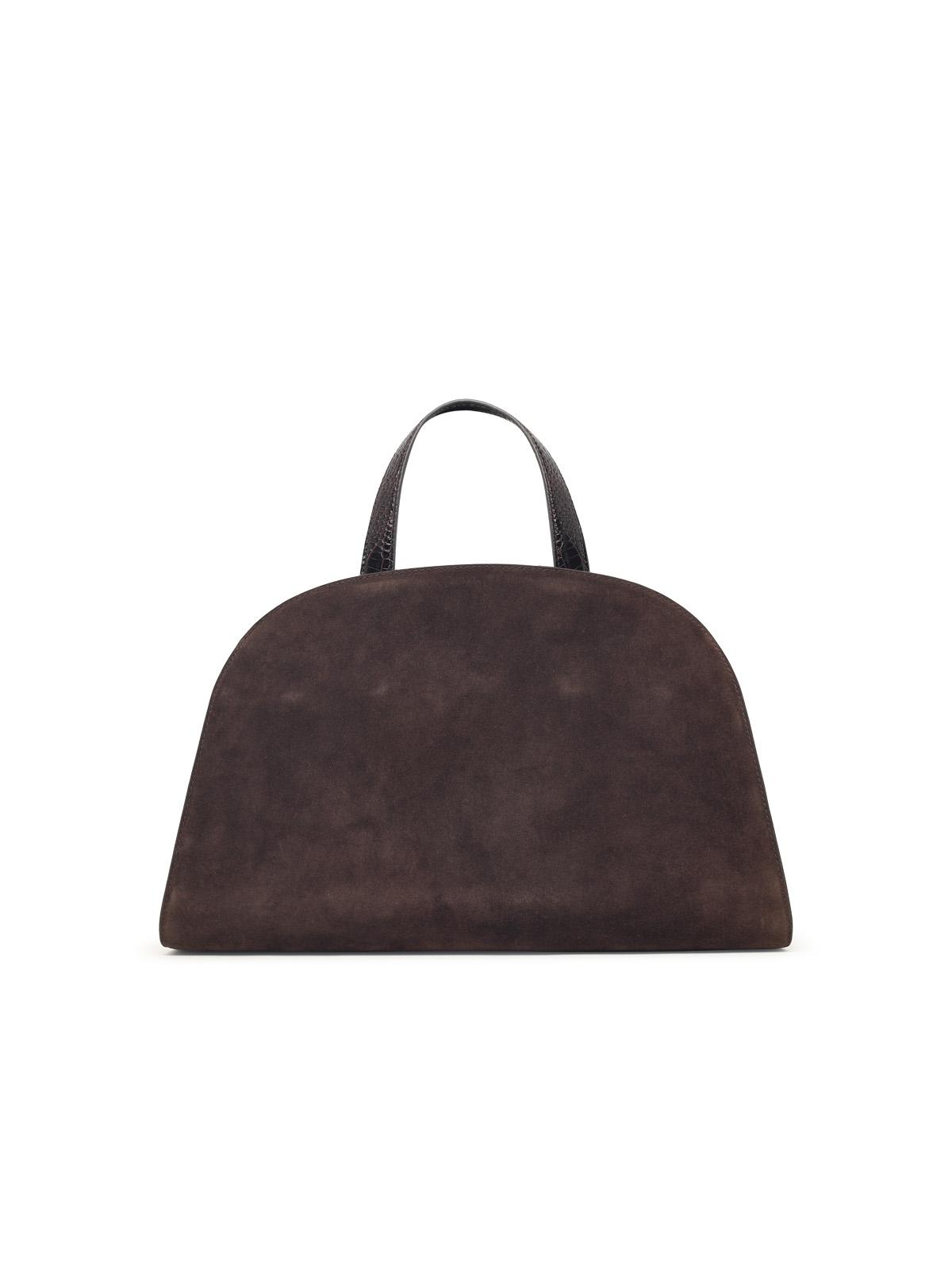 TORY BURCH Tory Burch 'Romy' Brown Suede Top Case Women