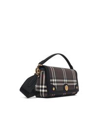BURBERRY Burberry 'Note' Bag With Handle In Chocolate Cotton Blend Women