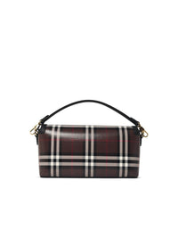 BURBERRY Burberry 'Note' Bag With Handle In Chocolate Cotton Blend Women