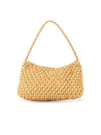 DRAGON DIFFUSION Dragon Diffusion 'Basil Cactus' 'Gold Foil' Gold Leather Bag Women