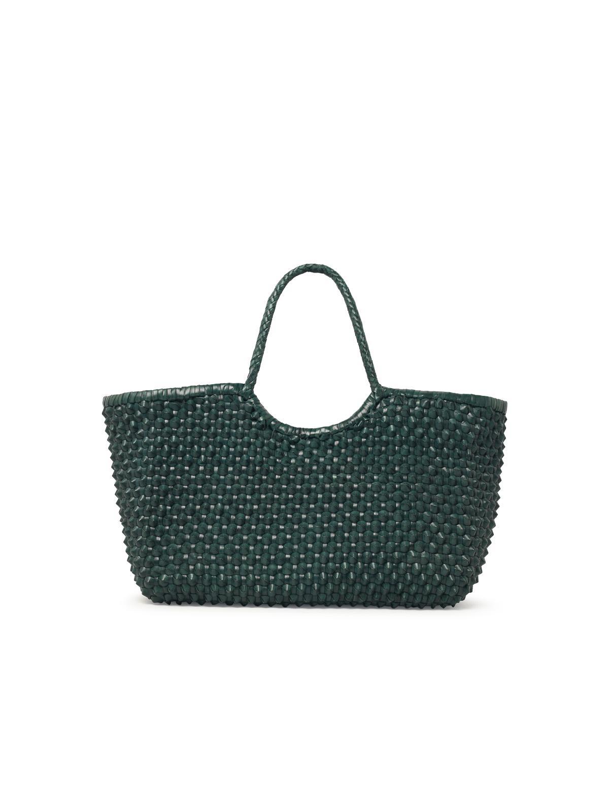 Dragon Diffusion Forest Green Leather Nantucket Cactus' Bag Women