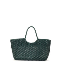 Dragon Diffusion Forest Green Leather Nantucket Cactus' Bag Women