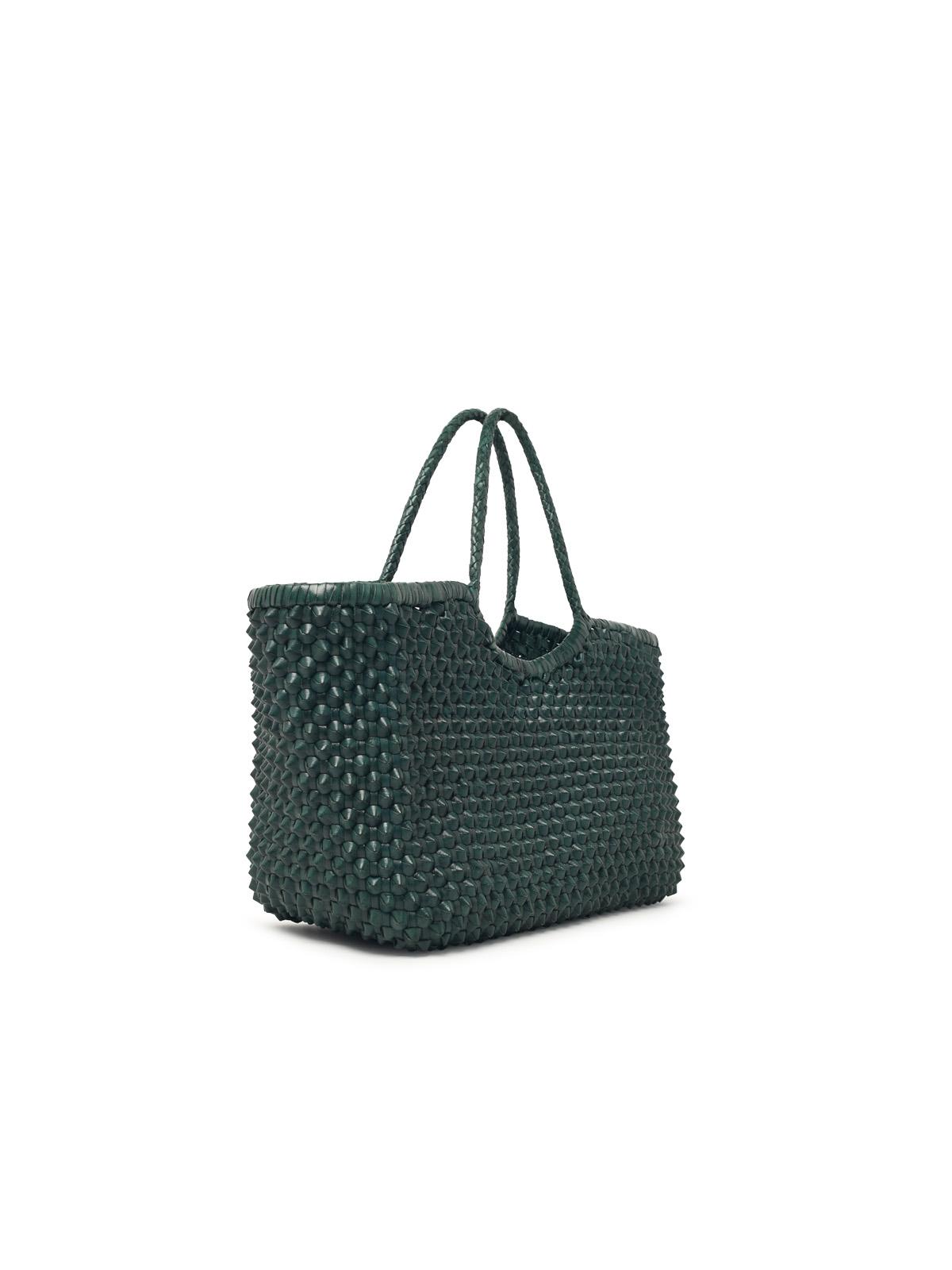 Dragon Diffusion Forest Green Leather Nantucket Cactus' Bag Women