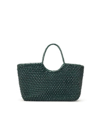 Dragon Diffusion Forest Green Leather Nantucket Cactus' Bag Women
