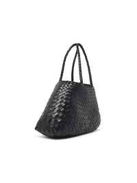 DRAGON DIFFUSION Dragon Diffusion 'Santa Croce Big' Black Leather Bag Women