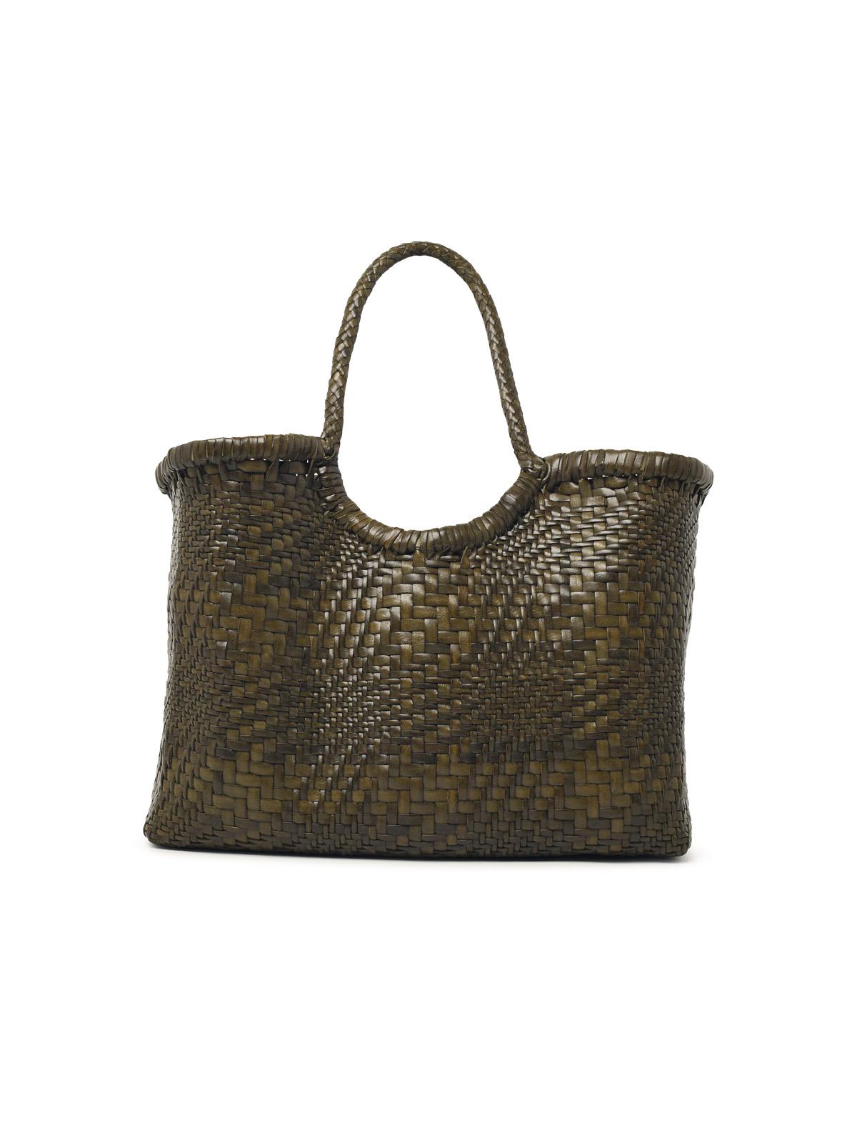 Dragon Diffusion 'Nantucket Optical' Khaki Leather Bag Women